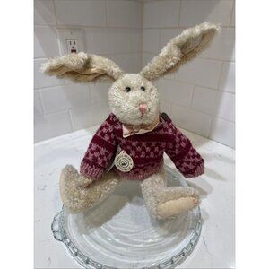 Boyd's Bears Plush ARCHER 11” Easter Bunny Sweater retired collectors